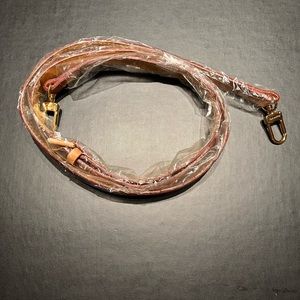 New Authentic Louis Vuitton Vachetta Leather Crossbody strap